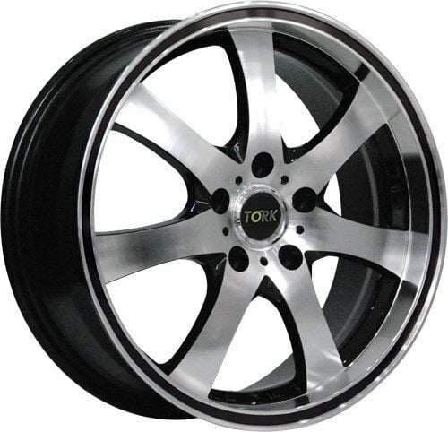 Megatork TORK 456 6x14inç 4x100 Black Machined Siyah