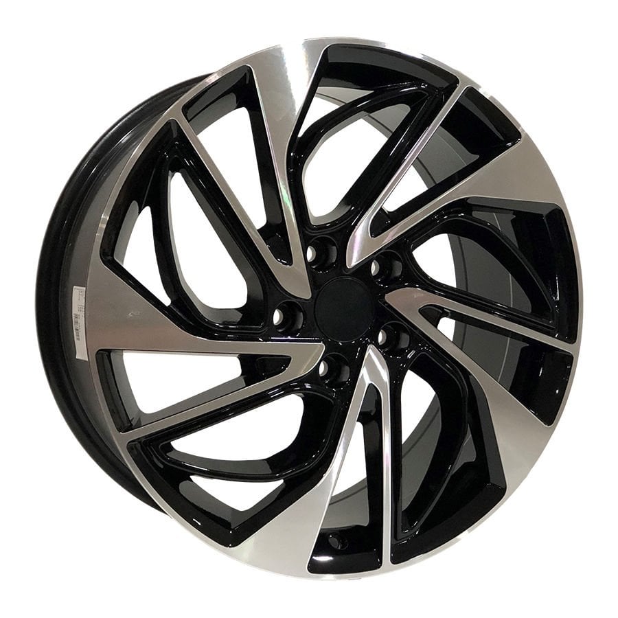 DY 678 8X18İNÇ 5X114.3 ET50 67.1 BLACK MACHINED XL ÇELİK JANT