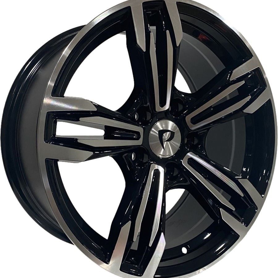 BK 5730 8.5X18İNÇ 5X120 ET34 72.56 BLACK MACHINED XL ÇELİK JANT