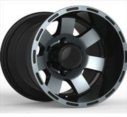 SRW 7064 10x15inç 5x139.7 ET-35 110 BLACK MACHINED Çelik Jant