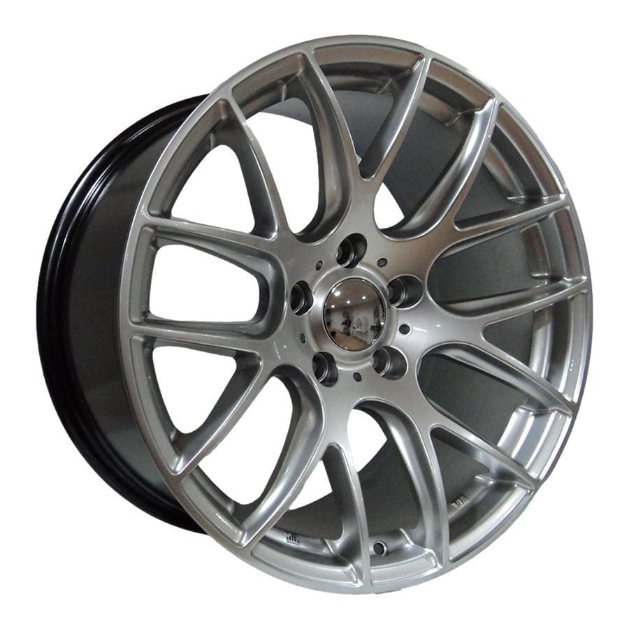 BK 663 9.5X18İNÇ 5X120 ET37 72.56 HYPER SILVER XL ÇELİK JANT