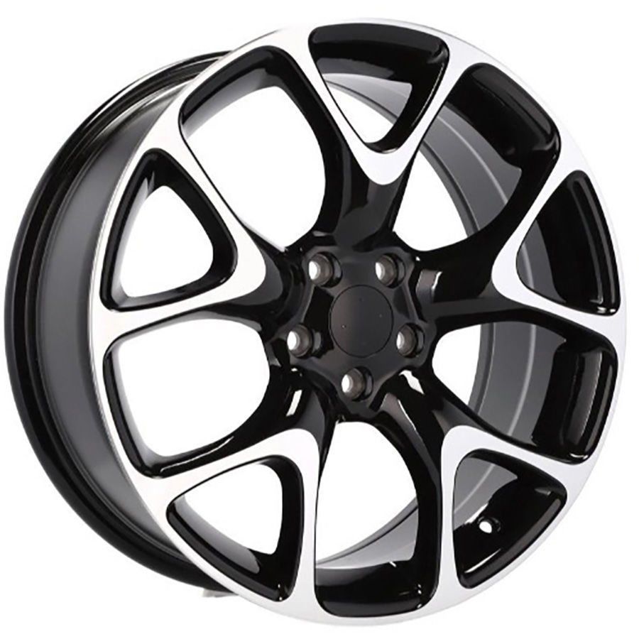 BK 518 8X18İNÇ 5X120 ET35 72.56 BLACK MACHINED ÇELİK JANT