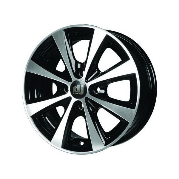 DJ 350 6.5x14inç 4x100 Black Çelik Jant