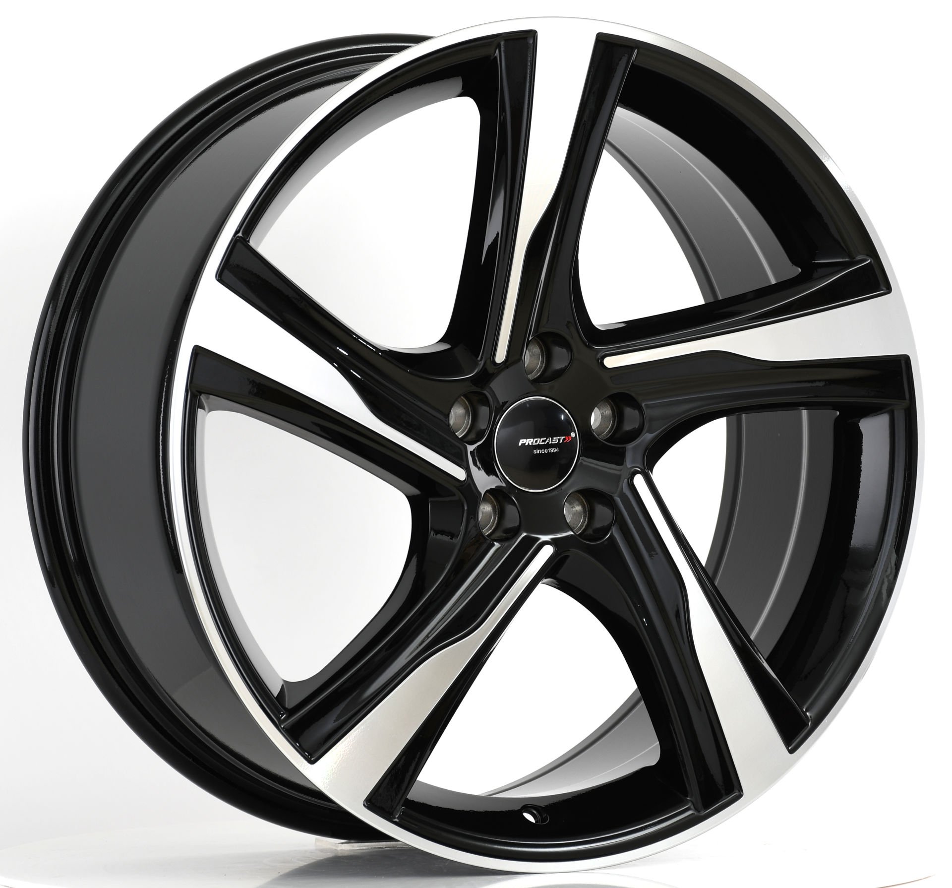 PRO 95080 8X19İNÇ  5X108 ET45 67.1 BLACK MACHINED XL ÇELİK JANT
