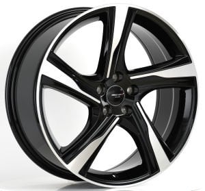 PRO 95080 8X19İNÇ  5X108 ET45 67.1 BLACK MACHINED XL ÇELİK JANT