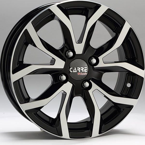 Carre 534 6.5x15inç 5x114.3  Black Diamond Çelik Jant