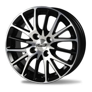 CMS 1010/4 6x14inç 4x108 et35 63.4 Black Diamond Çelik Jant