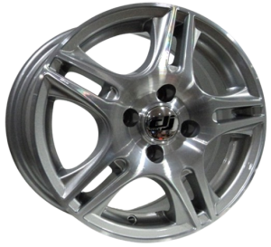 Dj DJ 424 6x14inç 4x108 et15 67.1 Sılver Diamond Çelik Jant