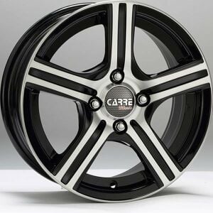 Carre 413 6x14inç 4x100 Black Diamond Çelik Jant