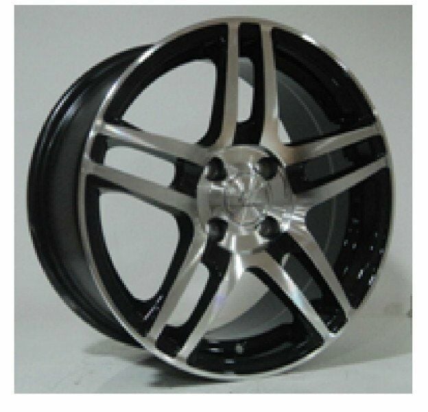 Tailong TL 1286 6x14inç 4x100 Black Machined Çelik Jant
