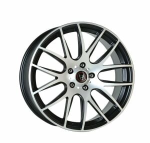 Carre CAR 881 8.5x18inç 5x120 et45 72.6 Black Machined Çelik Jant