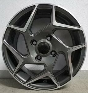 DY 064 6x14inç 4x108 ET35 63.1 Black Machıned Replika Çelik Jant