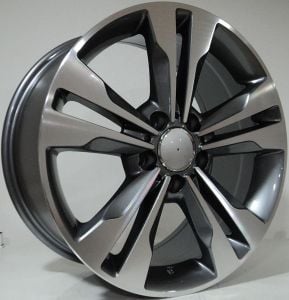 BK 754 8.5x18inç 5x112 et45 66.56 GUN Machined Çelik Jant