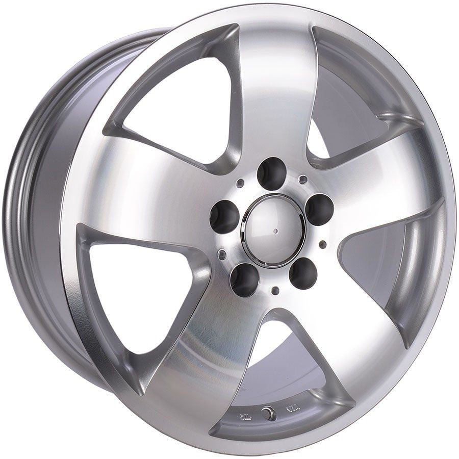BK-190 7x15inç 5x112 et35 66.56 Sılver Machıned REPLİKA Çelik Jant