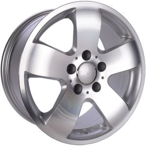 BK-190 7x15inç 5x112 et35 66.56 Sılver Machıned REPLİKA Çelik Jant