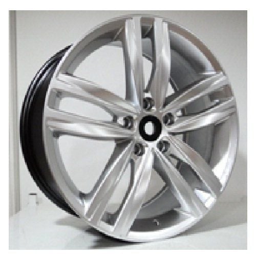 SLK 1611 7.5x17inç 5x112 et45 57.1 Silver Machined  Replika Çelik Jant