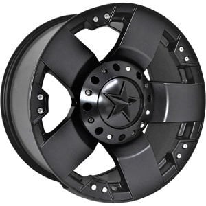 RCR 5187 9X18İNÇ  5X127 ET15 73.6 MATT BLACK ÇELİK JANT