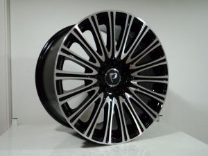 BK 5534 9.5x18inç 5x112 et45 66.56 BLACK Machined Çelik Jant