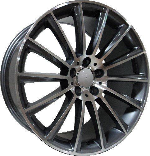 SLK 8123 9.5X19 inç 5X120 ET33 72.56 GLOSS BLACK+GOLD RIVETS 1 TAKIM (4 adet) JANT SİPARİŞİ
