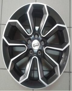 CMS 795 8x18inç 5x114.3 et35 Black Machined Çelik Jant