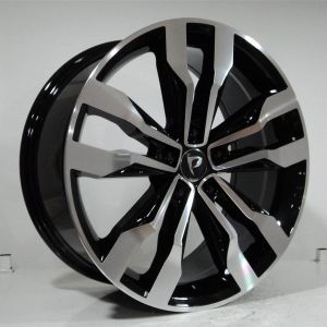 BK 5749 9X20 inç 5X112 ET32 66.45 BLACK MACHINED XL ÇELİK JANT 1 TAKIM (4 adet) JANT SİPARİŞİ