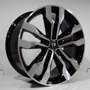 TORK 7841 9X20 inç 5X108 ET50 73.1 BLACK MACHINED 1 TAKIM (4 adet) JANT SİPARİŞİ