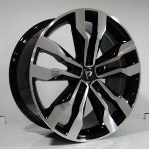 SLK 1819 12X20 inç 6X139.7 ET-51 110 BLACK MILLING ÇELİK JANT 1 TAKIM (4 adet) JANT SİPARİŞİ