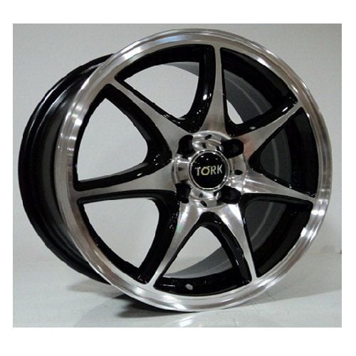 Megatork Tork 731 6x15inç 4x100 BLACK Machined Çelik Jant