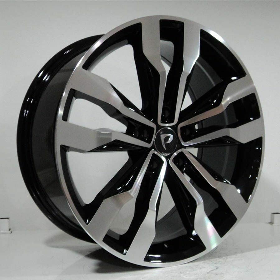 BK 5318 8.5X20 inç 5X112 ET45 66.56 MAT BLACK LIP MACHINED XL ÇELİK JANT 1 TAKIM (4 adet) JANT SİPARİŞİ