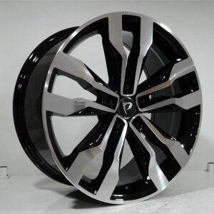 BK 5318 8.5X20 inç 5X112 ET45 66.56 MAT BLACK LIP MACHINED XL ÇELİK JANT 1 TAKIM (4 adet) JANT SİPARİŞİ