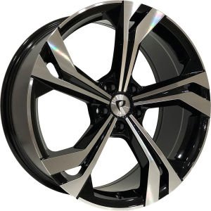 BK 5873 8.5X20 inç 5X112 ET35 66.45 BLACK MACHINED XL ÇELİK JANT