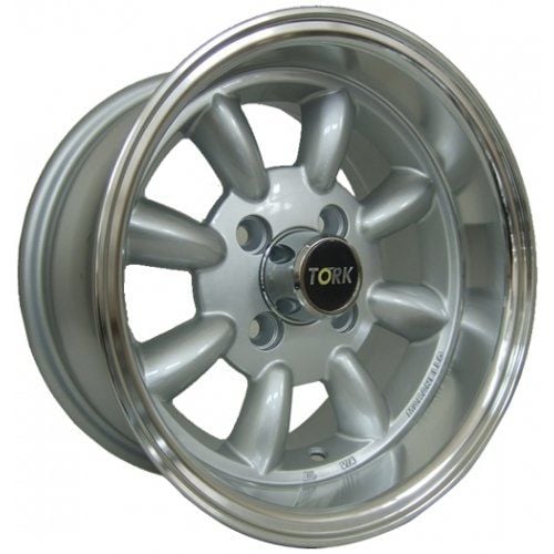 Megatork TORK 723 7.5x15inç 4x100 Silver Machined Çelik Jant