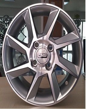 CMS 831 6x14inç 5x100 Sılver Diamond Çelik Jant