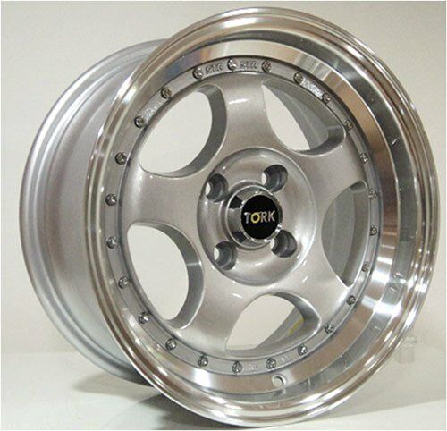 Megatork TORK 9106 7.5x15inç 4x100 Silver Lip Machined Çelik Jant