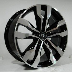 BKY0207 8.5X20 inç 5X112 ET40 66.56 MAT BLACK LIP MACHINED XL ÇELİK JANT 1 TAKIM (4 adet) JANT SİPARİŞİ