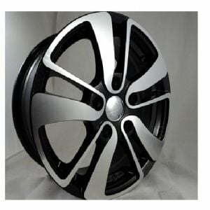 Megatork TORK 7458 6x15inç 4x100  Black Machined  Renault Replika Çelik jant