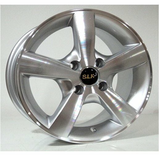 Slk SLK 1162 6.5x15inç 5x100 Silver Machined Çelik Jant