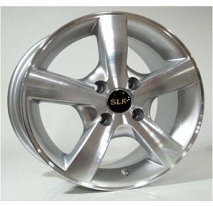 Slk SLK 1162 6.5x15inç 5x100 Silver Machined Çelik Jant