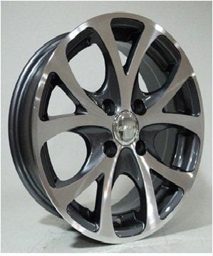 Powcan BK 141 7x13inç 4x100 ET35 73.1 Gun Machıned Çelik Jant