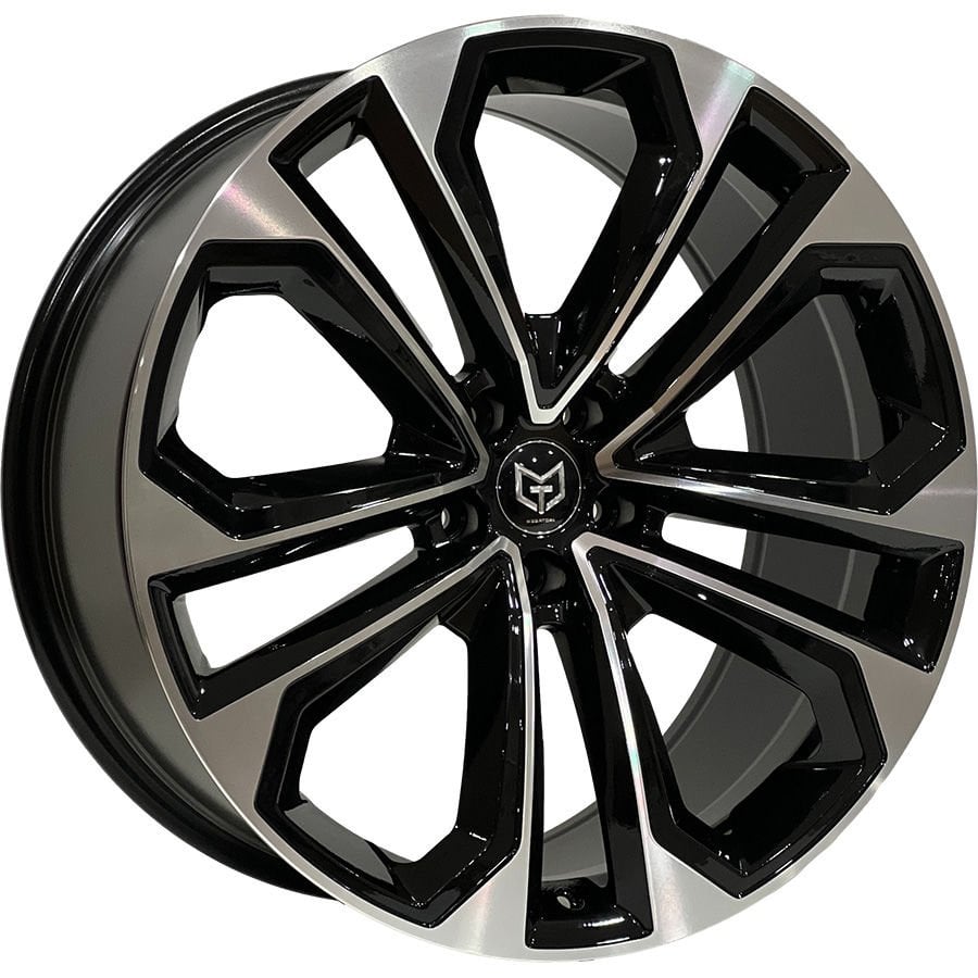 TORK 7988 9.5X21İNÇ  5X112 ET32 66.45 BLACK MACHINE XL ÇELİK JANT