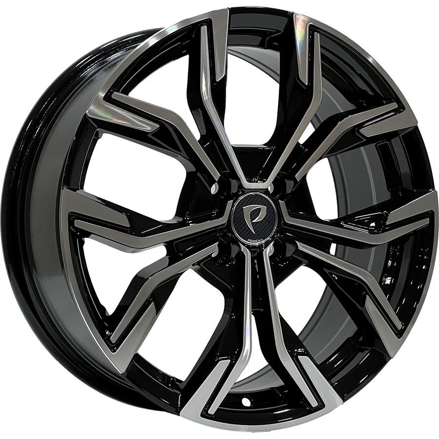 BK 5920 6X14inç 4X100 ET35 60.1 BLACK MACHINED XL ÇELİK JANT