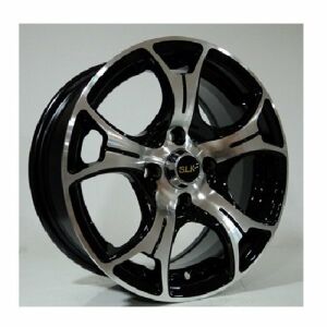 Slk SLK 2047 6x14inç 4x100 Black Machined Çelik Jant
