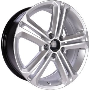 BK 919 8.5x19inç 5x112 et45 57.1 HYPER SILVER  Machined Çelik Jant 1 TAKIM (4 adet) JANT SİPARİŞİ