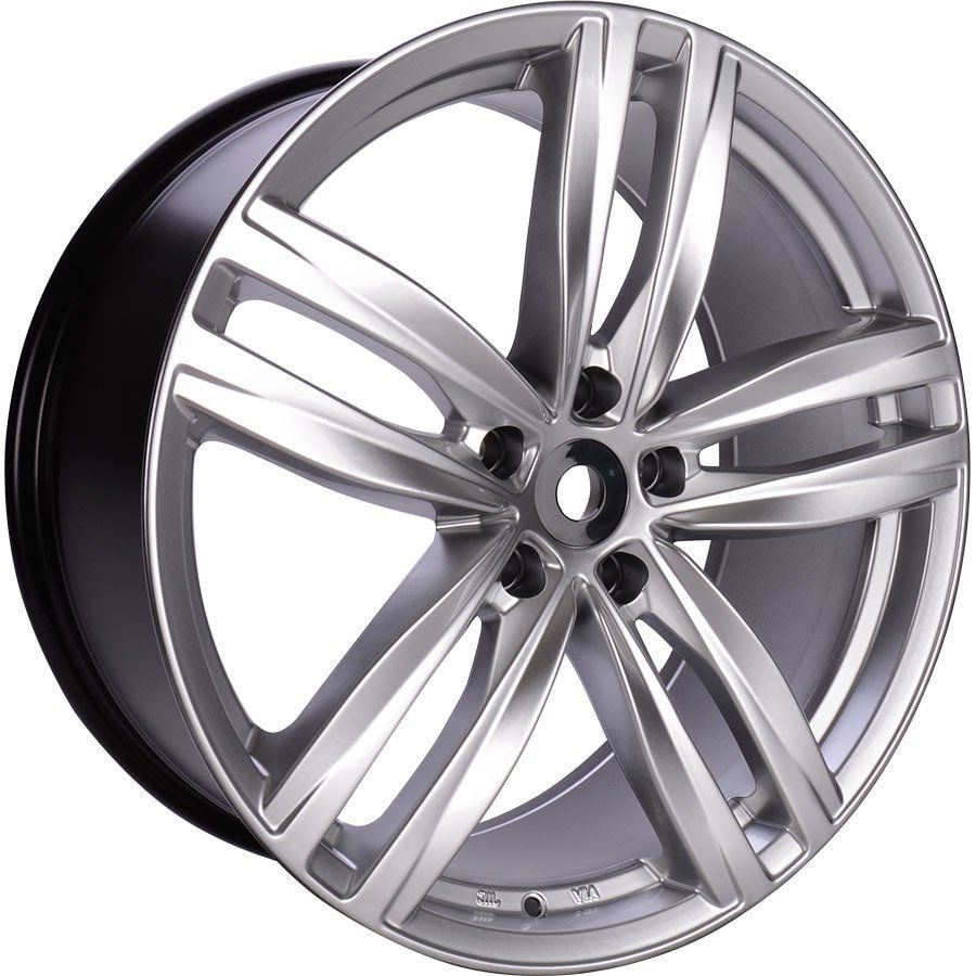 SLK 1611 8.5x19inç 5x112 et45 57.1 SILVER  Machined Çelik Jant