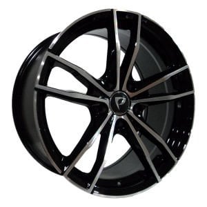 BK 5495 8X19İNÇ  5X120 ET34 72.56 BLACK MACHINED XL ÇELİK JANT