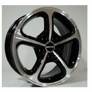 Powcan BK 450 6.5X15inç 5x108 Black Machıned Çelik Jant