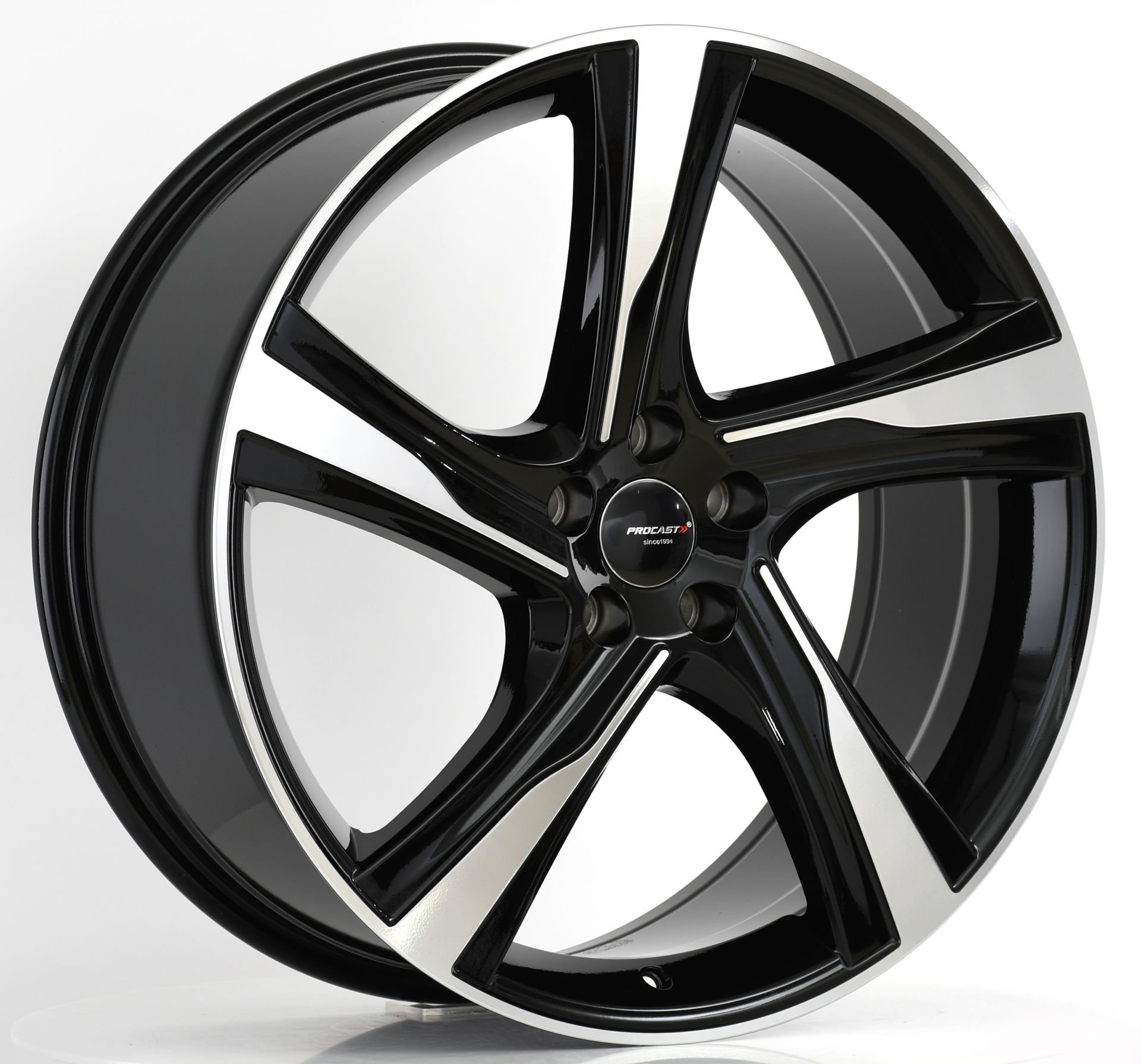 PRO A5080 8.5X20İNÇ  5X108 ET43 67.1 BLACK MACHINED XL ÇELİK JANT