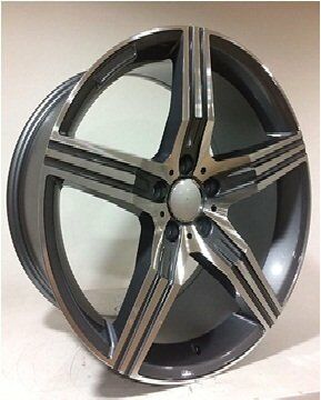 Powcan BK 869 9.5x19inç 5x112 et47 66.56 Gun Machined Mercedes Çelik Jant