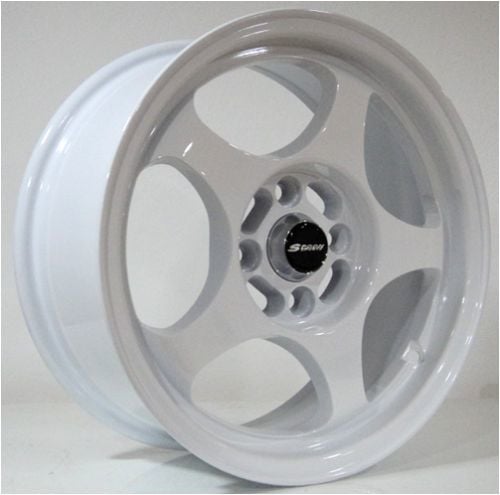 Slk SLK 1421 6.5x15inç 4x100 White Spoon Çelik Jant