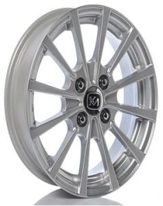 Kormetal KM 214 6x14inç 4x98 et35 67.1 Black Machined Çelik Jant